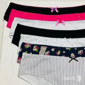 M - New 7 pieces Next Cotton Low-Rise Panties